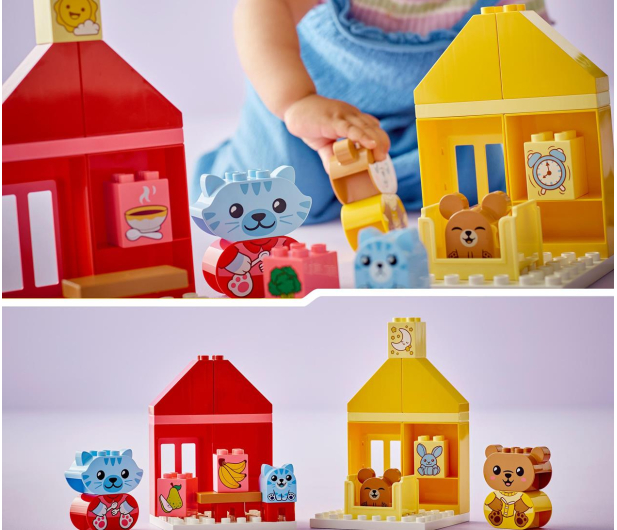 LEGO DUPLO 10414 Codzienne czynności - jedzenie i pora snu - 1202291 - zdjęcie 4